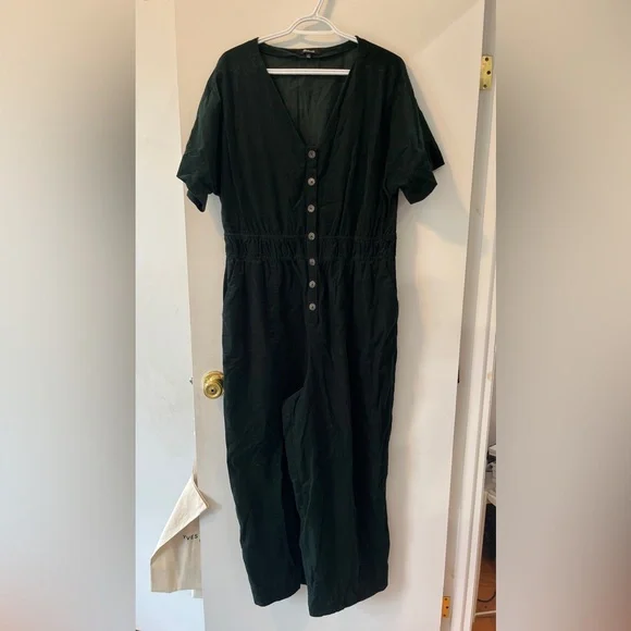 Corduroy Sophia Straight-Leg Jumpsuit - Picture 2 of 2